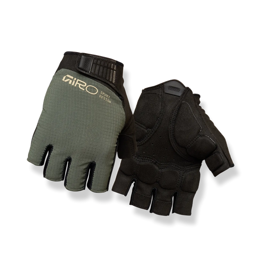 Krátkoprsté rukavice GIRO BRAVO II Gel Kaki