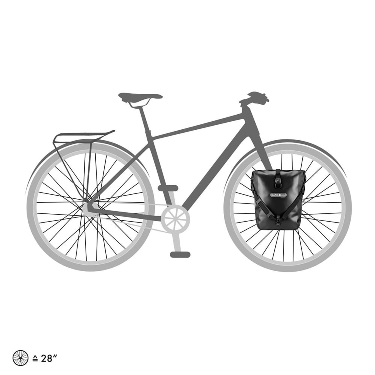 Pár zavazadel ORTLIEB SPORT ROLLER 25 L Black