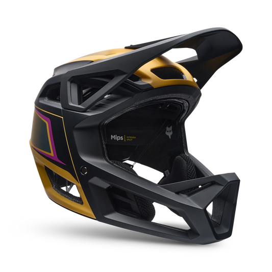 MTB helma FOX PROFRAME RS HEATSTACK žlutá