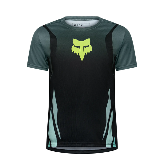 Dres FOX RANGER FOUNDRY Junior s krátkým rukávem šalvějově zelený