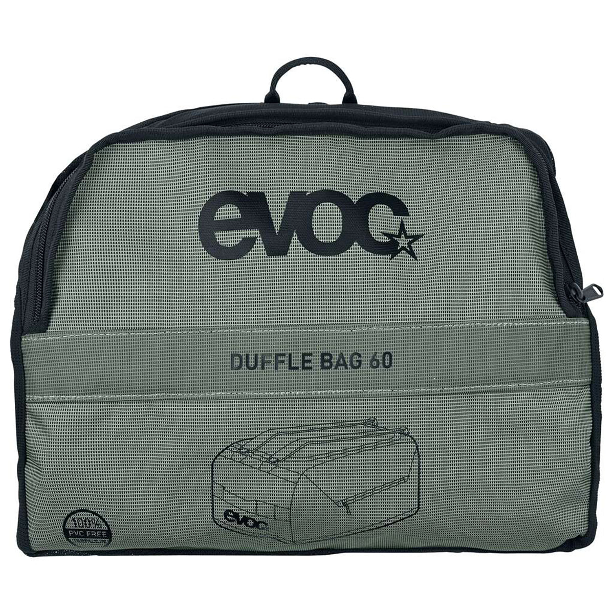 Cestovní taška EVOC DUFFLE 60 l zelená