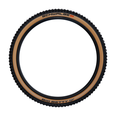 SCHWALBE BIG BETTY 27.5x2.40 ADDIX SOFT SUPERGRAVITY Tubeless Ready Soft Black/Brown tire