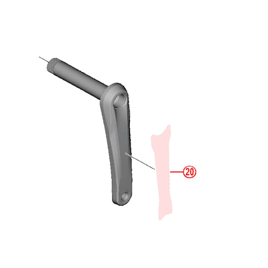Sada 2 samolepicích ochran klik SHIMANO XT FC-M8100 165/170 mm #Y0J698070