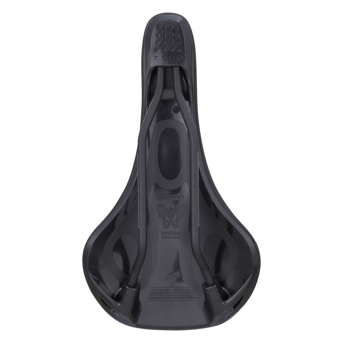 Kožené sedlo SPANK SPIKE 160 CrMo LTD Rails GG Black