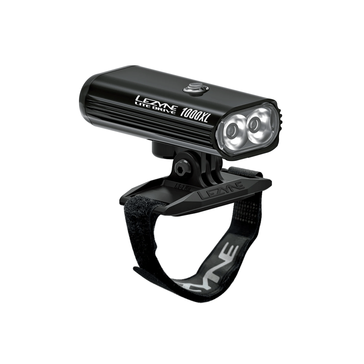 Přední světlo LEZYNE HELMET LITE DRIVE 1000XL černé