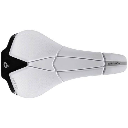 Saddle PROLOGO SCRATCH M5 Carbon track width 140mm White