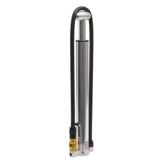 LEZYNE MICRO FLOOR DRIVE HV Kompaktní nožní pumpa stříbrná