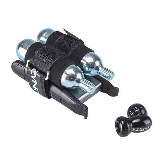 LEZYNE TWIN KIT CO2 perkusní uzávěr + 16 g kazeta se závitem CO2 (x2)