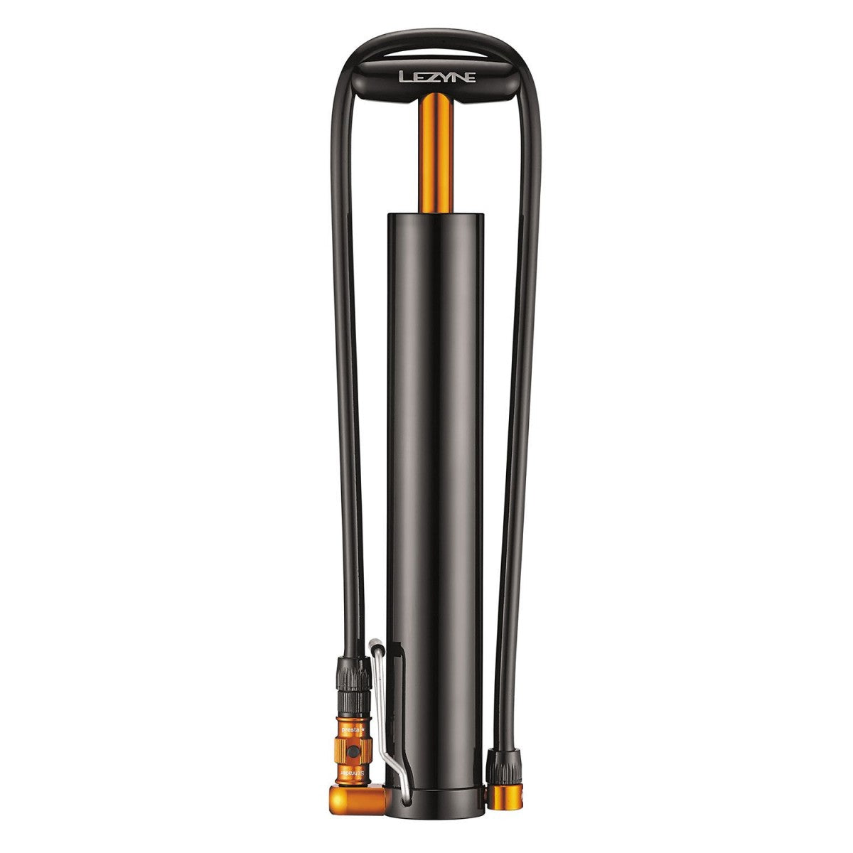 LEZYNE MICRO FLOOR DRIVE XL HV Kompaktní nožní pumpa černá