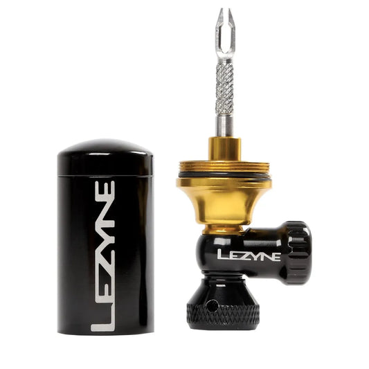 Bezdušová opravná sada CO2 LEZYNE BLASTER + 5 bitů