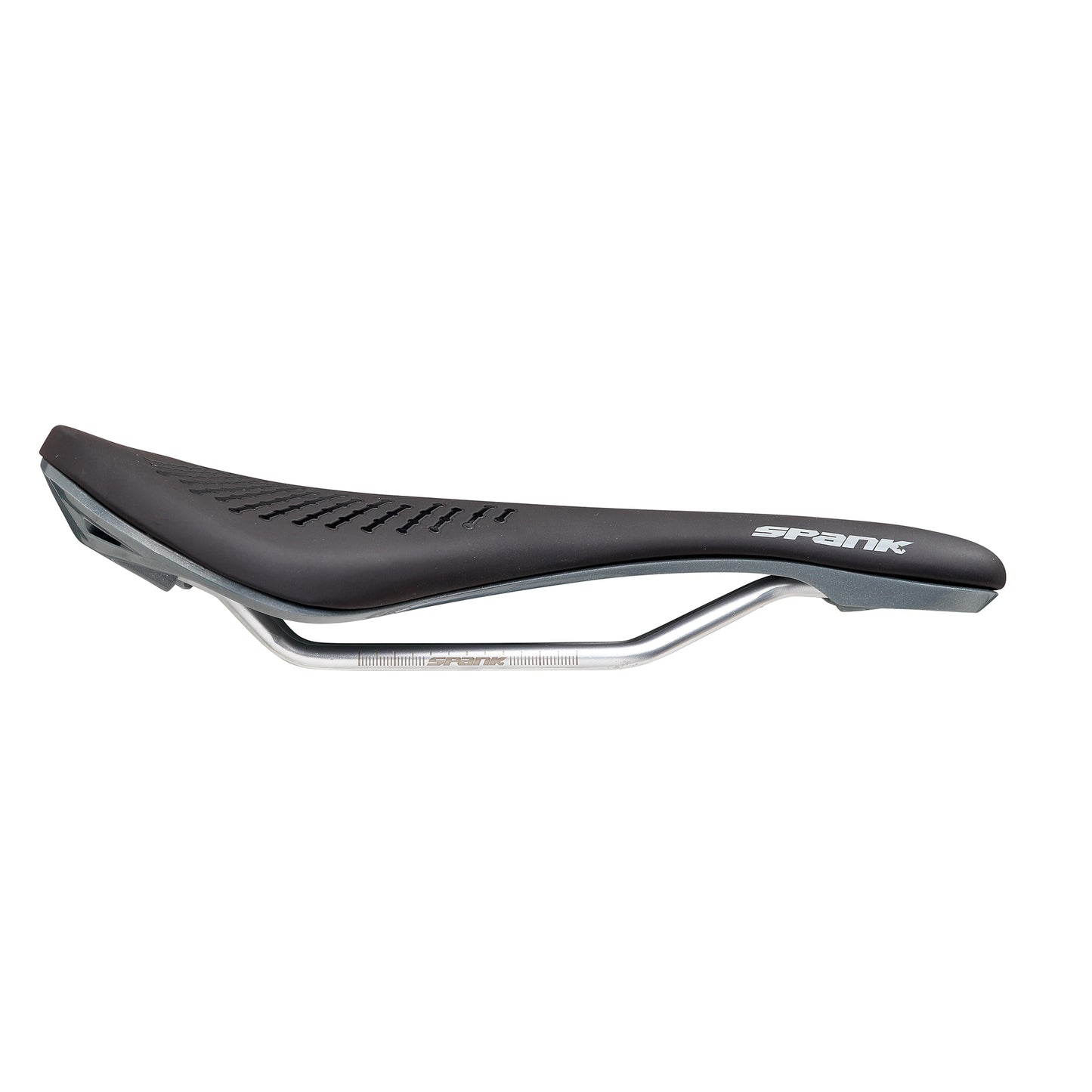 SPANK OOZY 220 144mm sedlo CrN/Ti Rails Grey