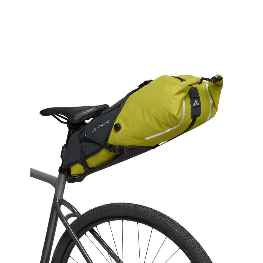 Saddle bag VAUDE TRAILSADDLE CAGE 15 L Black/Green