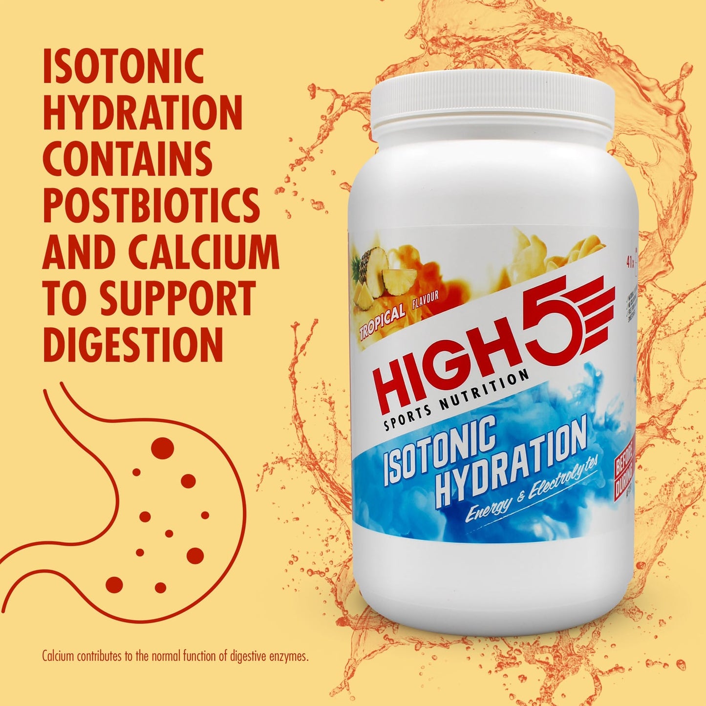 Energetický nápoj HIGH5 ISOTONIC (1,23 kg) Tropical