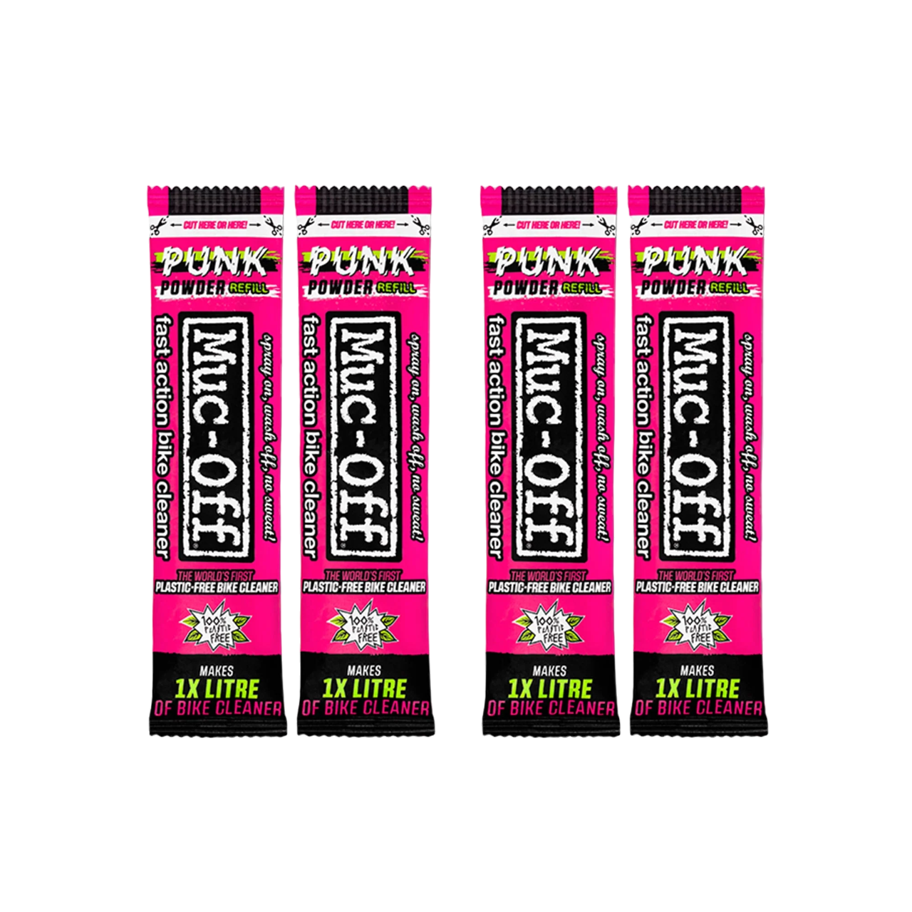MUC-OFF PUNK POWDER rozpouštěcí čisticí prášek (4 tyčinky)