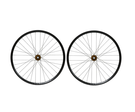 Pair of HOPE FORTUS 30 W 29" PRO 5 Wheels 15X110mm/12x148mm Boost Bronze