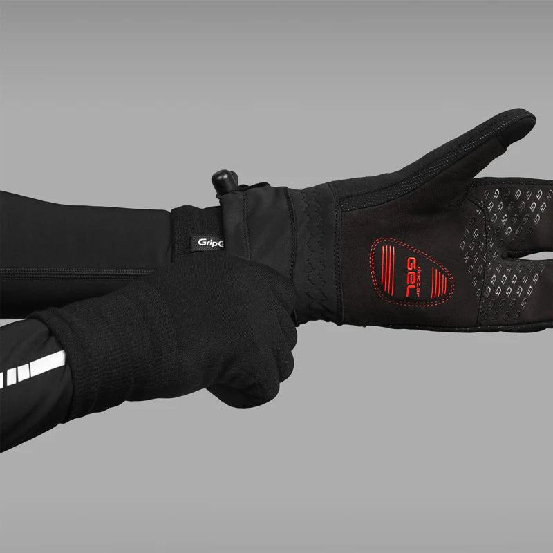 Rukavice GRIPGRAB MERINO Undergloves Black