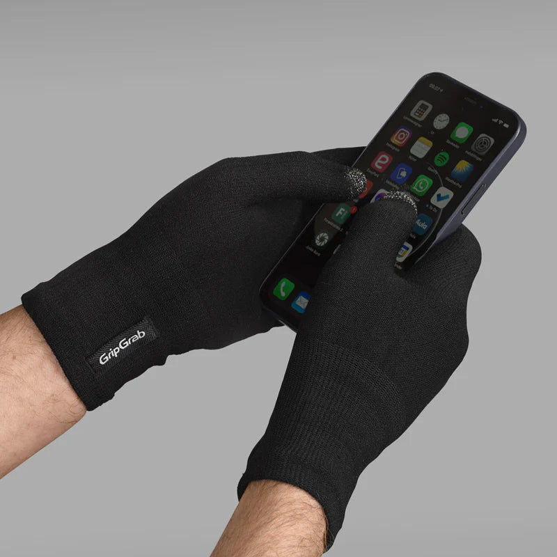 Rukavice GRIPGRAB MERINO Undergloves Black
