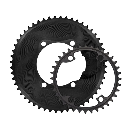 Sada převodníků 12V ALUGEAR AERO 110 BCD pro Shimano černá