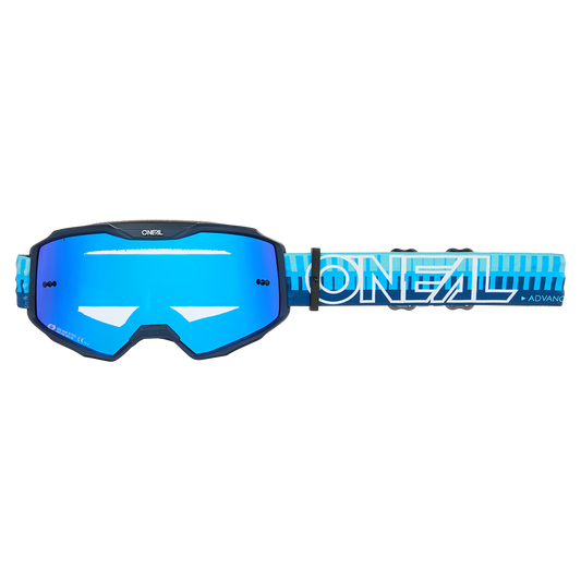 O'NEAL B-10 STRIPED Goggle Radium Blue Screen