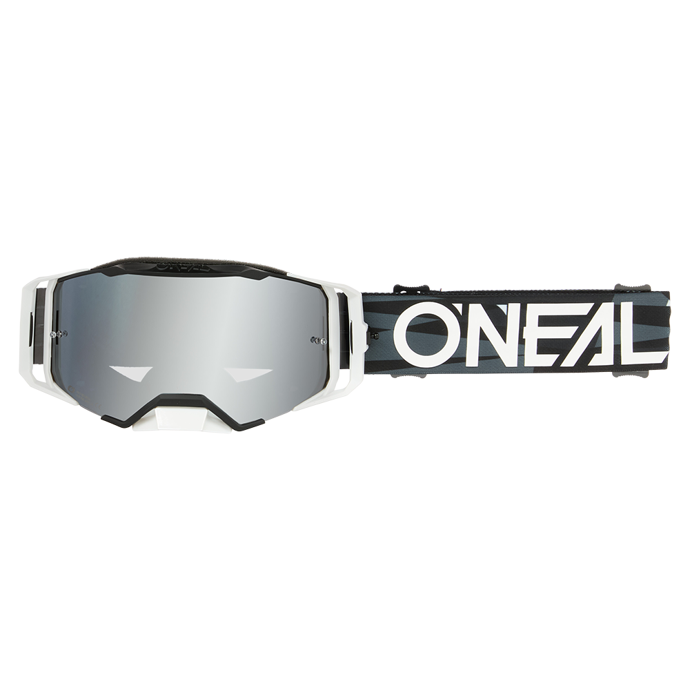 O'NEAL B-33 ICTUS Goggle Black/White Silver Mirror Screen