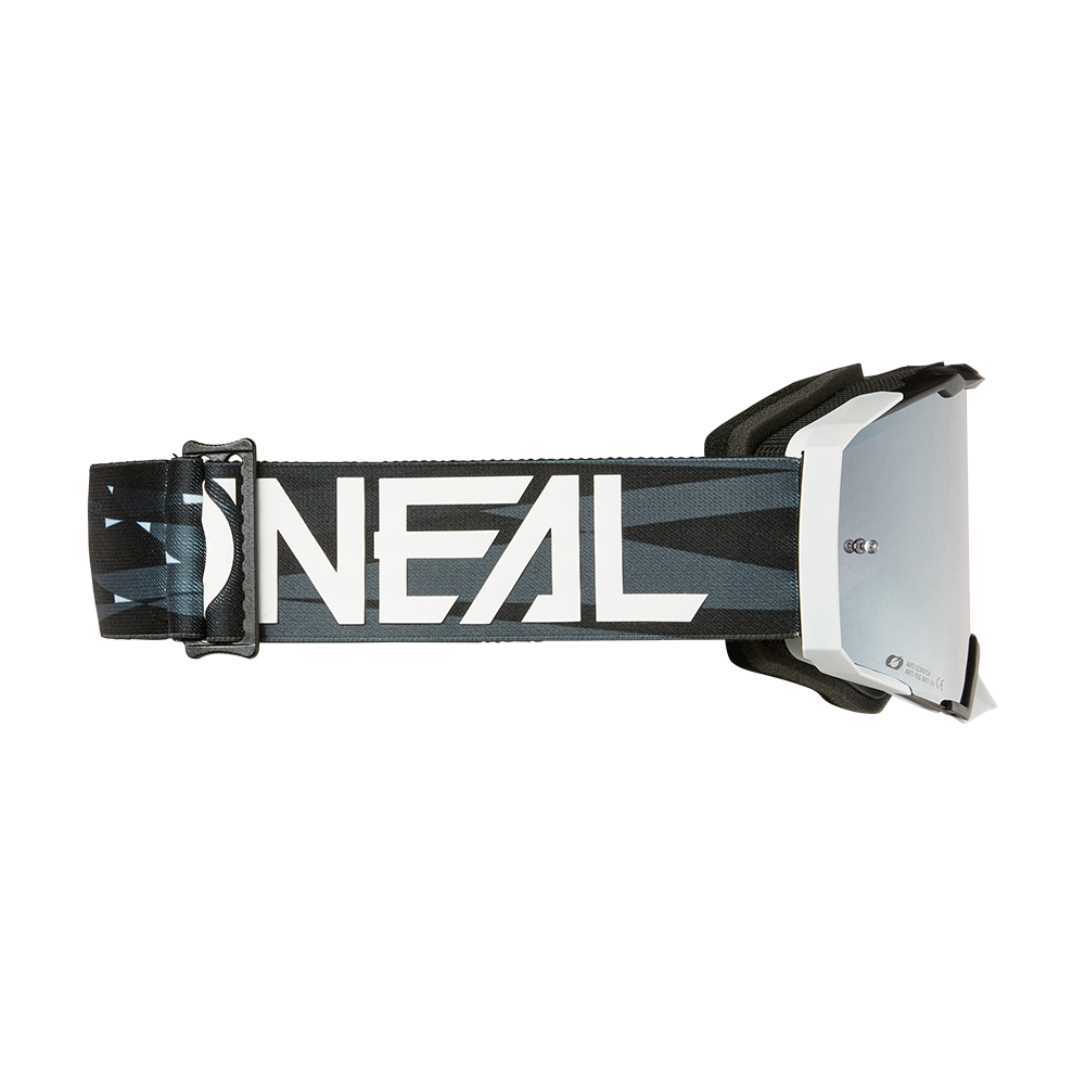 O'NEAL B-33 ICTUS Goggle Black/White Silver Mirror Screen