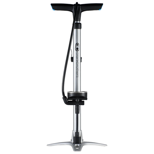 CRANKBROTHERS STERLING Nožní pumpa stříbrná