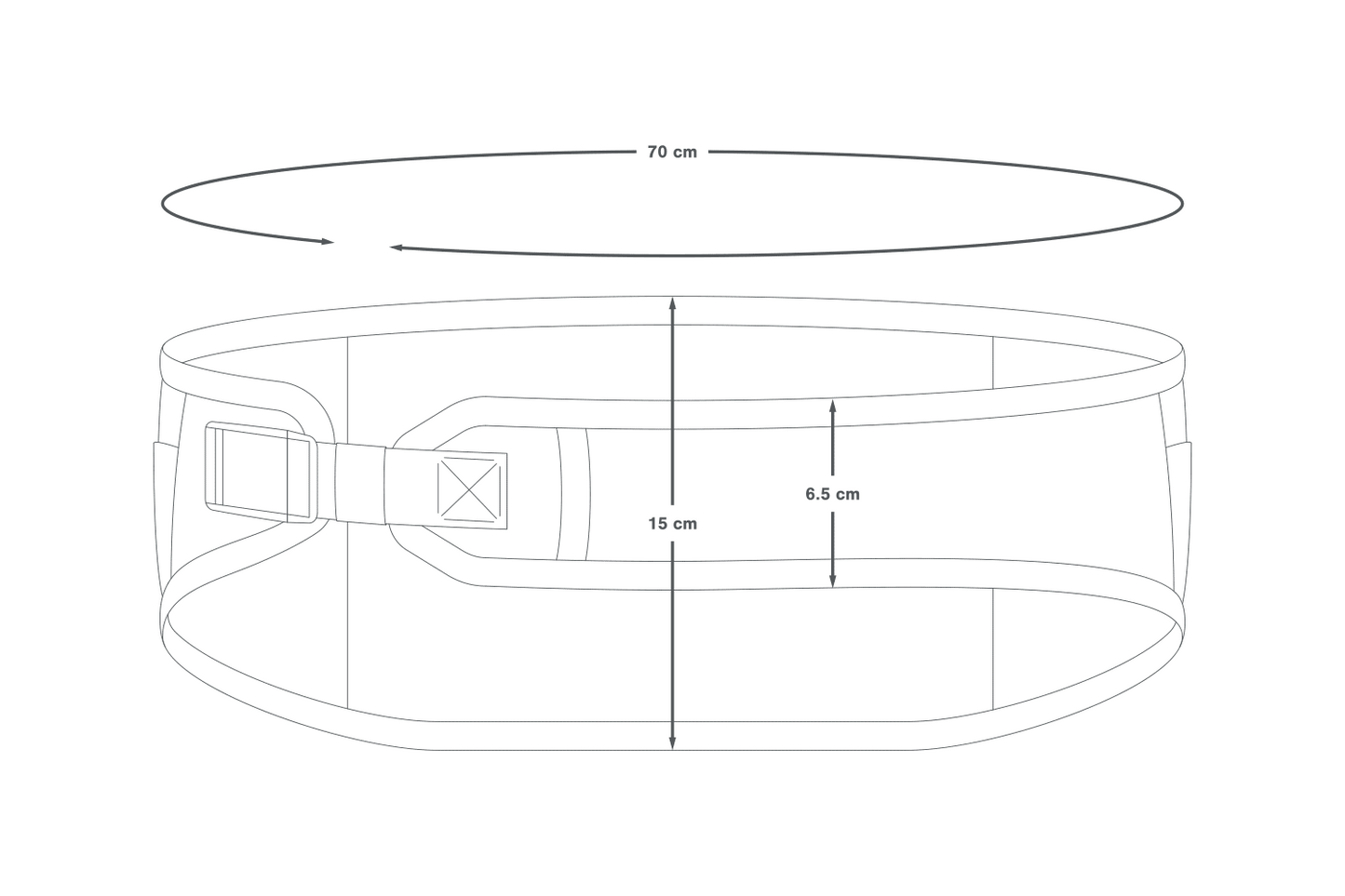 Bederní pás APIDURA EXPEDITION WAIST BELT Black