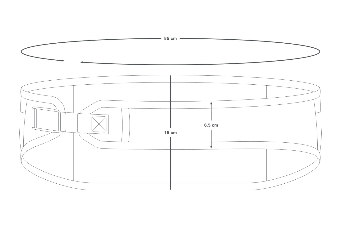 Bederní pás APIDURA EXPEDITION WAIST BELT Black