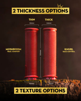 Grips PEATY'S MONARCH PRO MUSHROOM Supersoft Sage