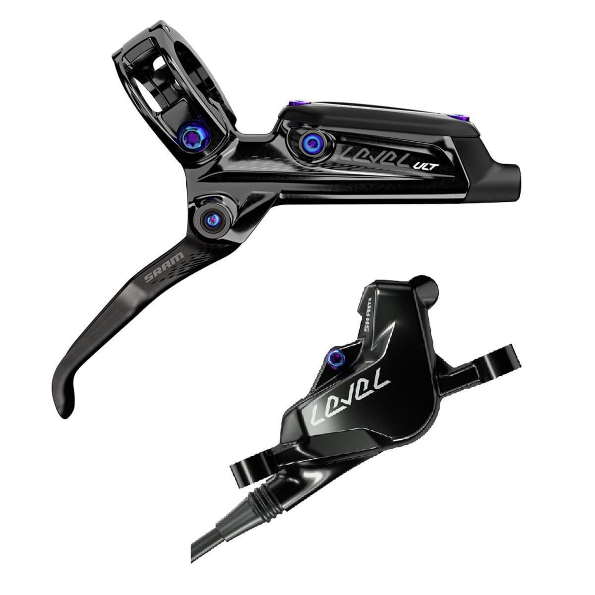 Pár brzd SRAM LEVEL ULTIMATE Black/Rainbow
