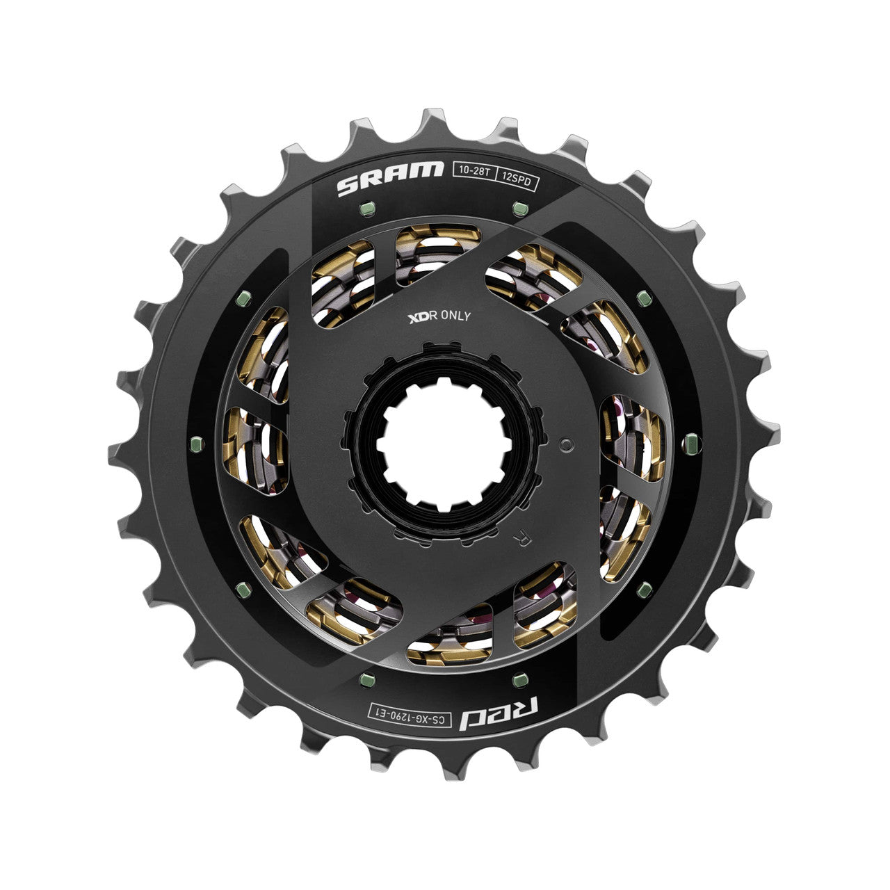 Kazeta SRAM RED XG-1290 E1 Rainbow 12V