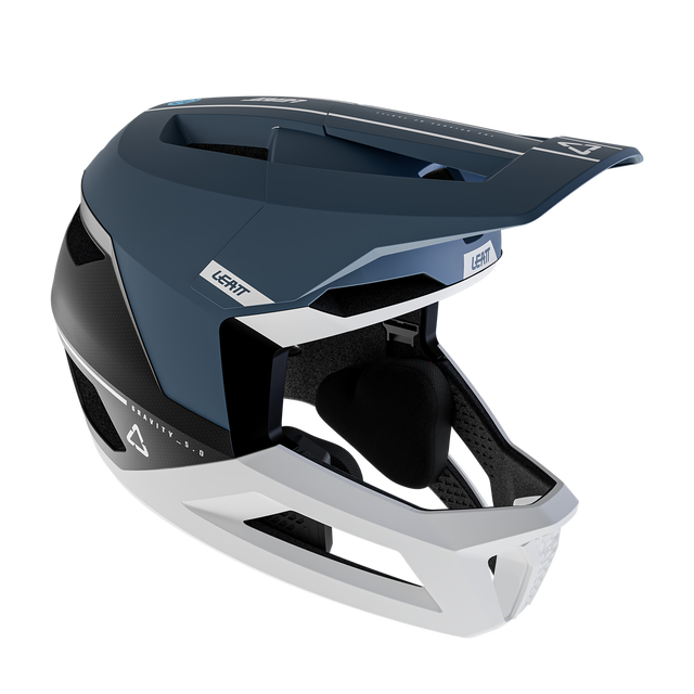 Přilba LEATT MTB GRAVITY 5.0 modrá/bílá