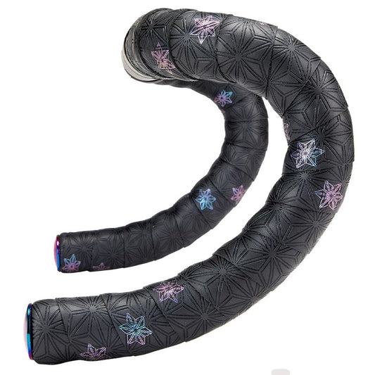 SUPACAZ SUPER STICKY KUSH GALAXY Handlebar Tape, Black/Multicolor