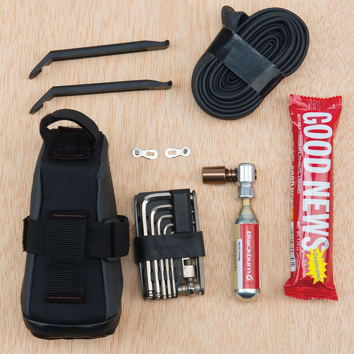 BLACKBURN GRID Saddle bag 0.4 L Black