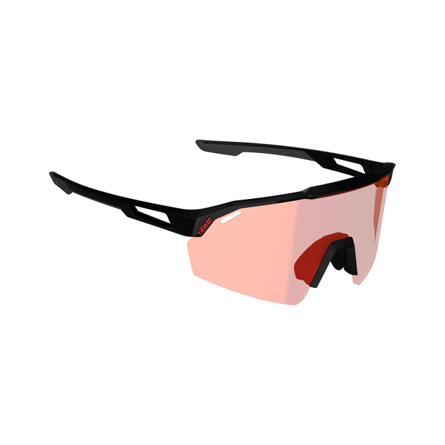 Glasses LEATT SPEEDVIZ Lite CRYSTAL Black IRIZ Crystal Red 13 VLT