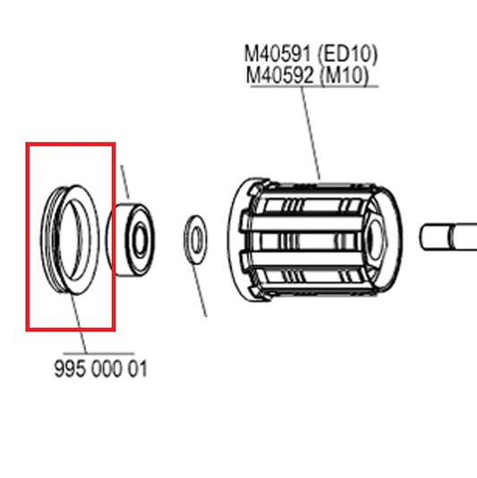 Těsnicí kroužek MAVIC pro těleso volnoběžky FTS-L/FTS-X