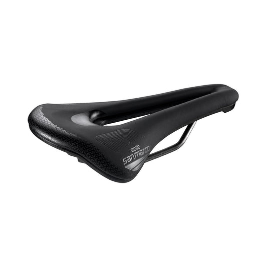 Sedlo SAN MARCO SHORTFIT 2.0 SUPERCOMFORT OPEN-FIT RACING S3 Šířka 140mm Ocelové lišty Xsilite