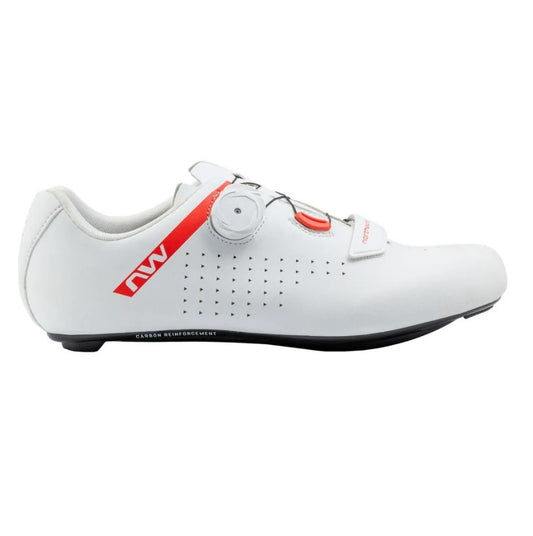 NORTHWAVE CORE PLUS 2 Silniční obuv White/Red Fluo