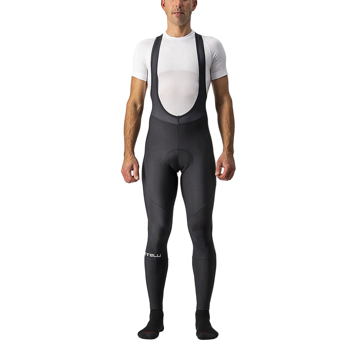 CASTELLI ENTRATA Long Bib Shorts Black