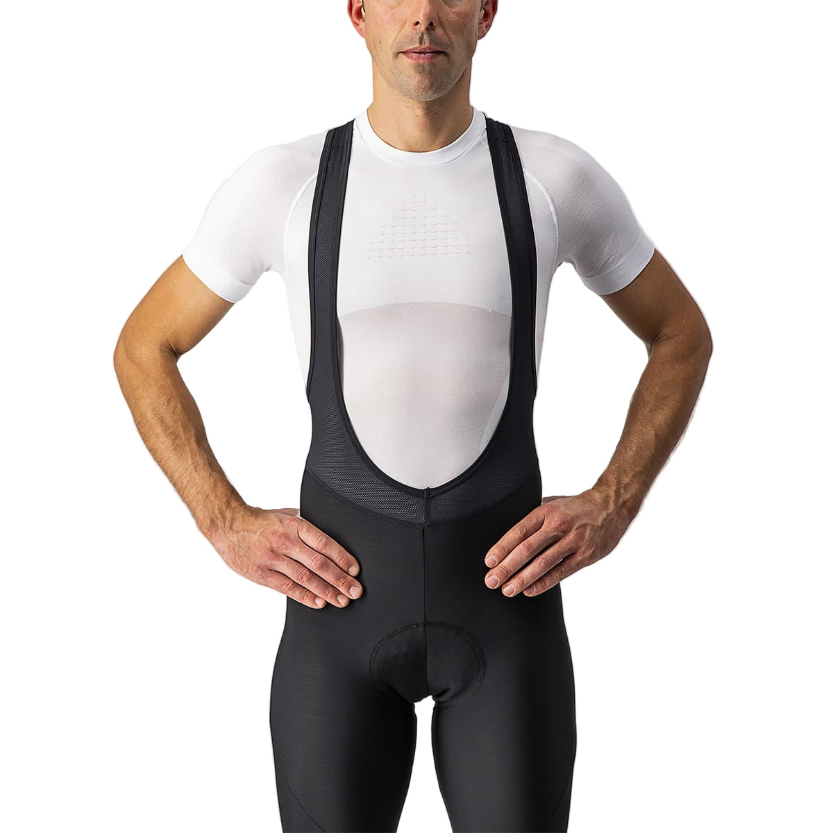CASTELLI ENTRATA Long Bib Shorts Black