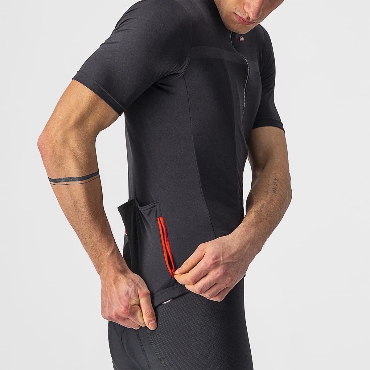 CASTELLI CLASSIFICA Dres s krátkým rukávem Black