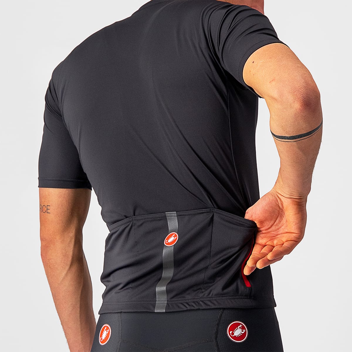 CASTELLI CLASSIFICA Dres s krátkým rukávem Black
