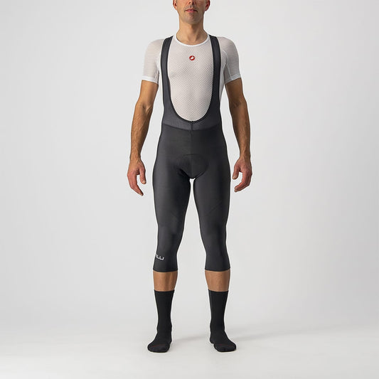CASTELLI ENTRATA THERMAL 3/4 Bibtights černé