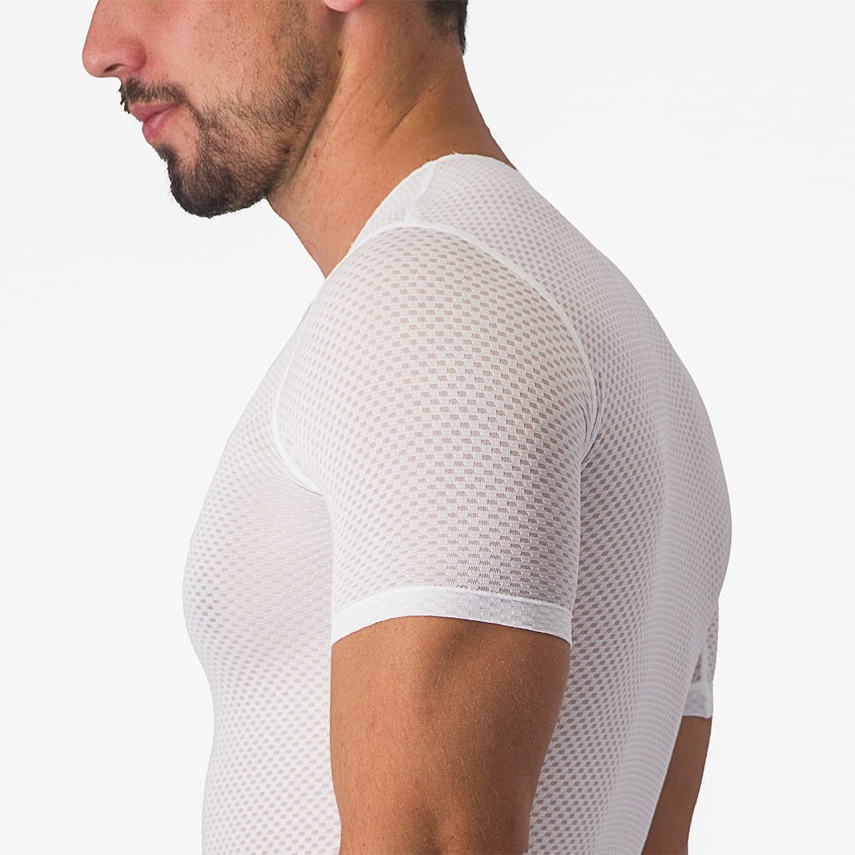 CASTELLI PRO MESH 2.0 Spodní prádlo s krátkým rukávem Bílá