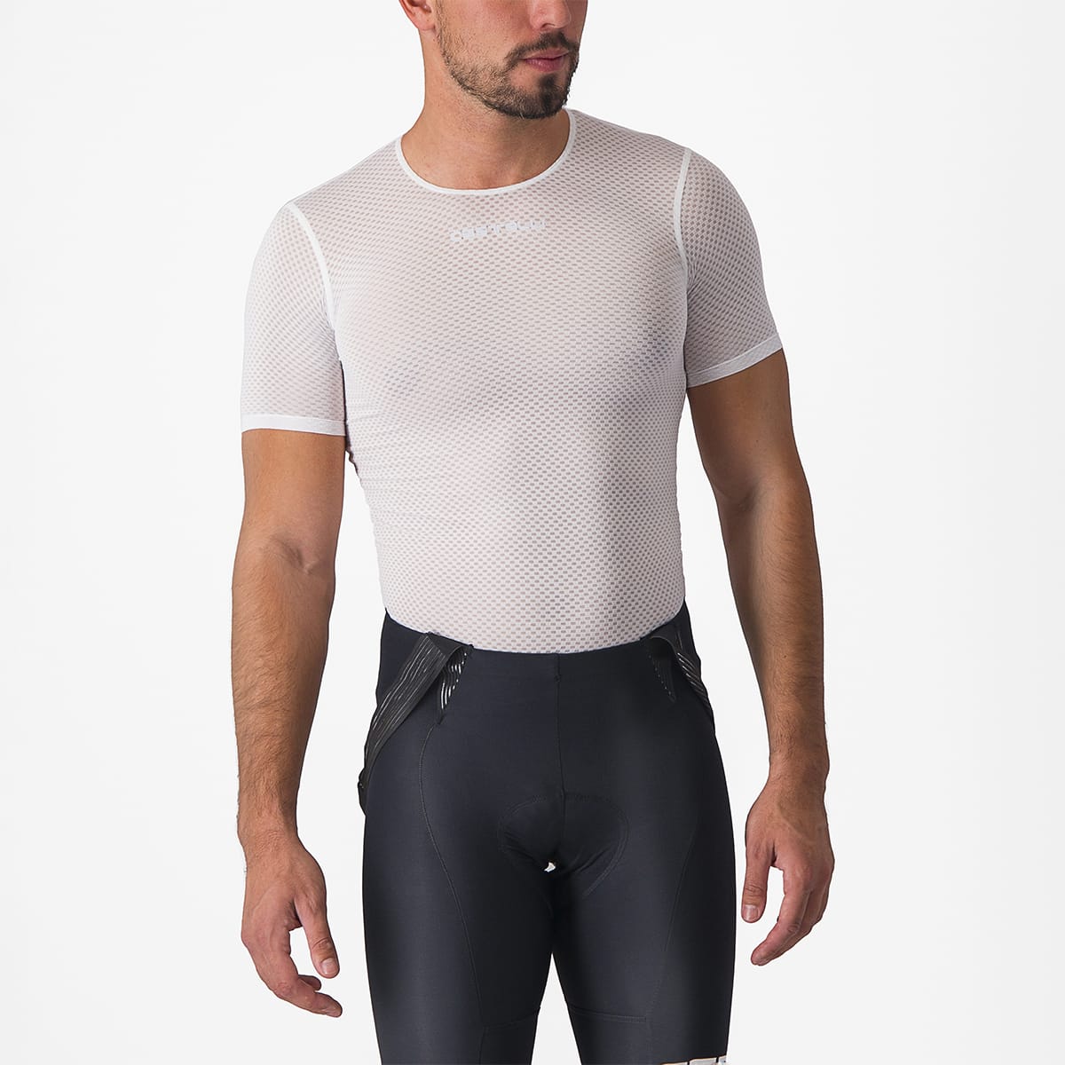 CASTELLI PRO MESH 2.0 Spodní prádlo s krátkým rukávem Bílá