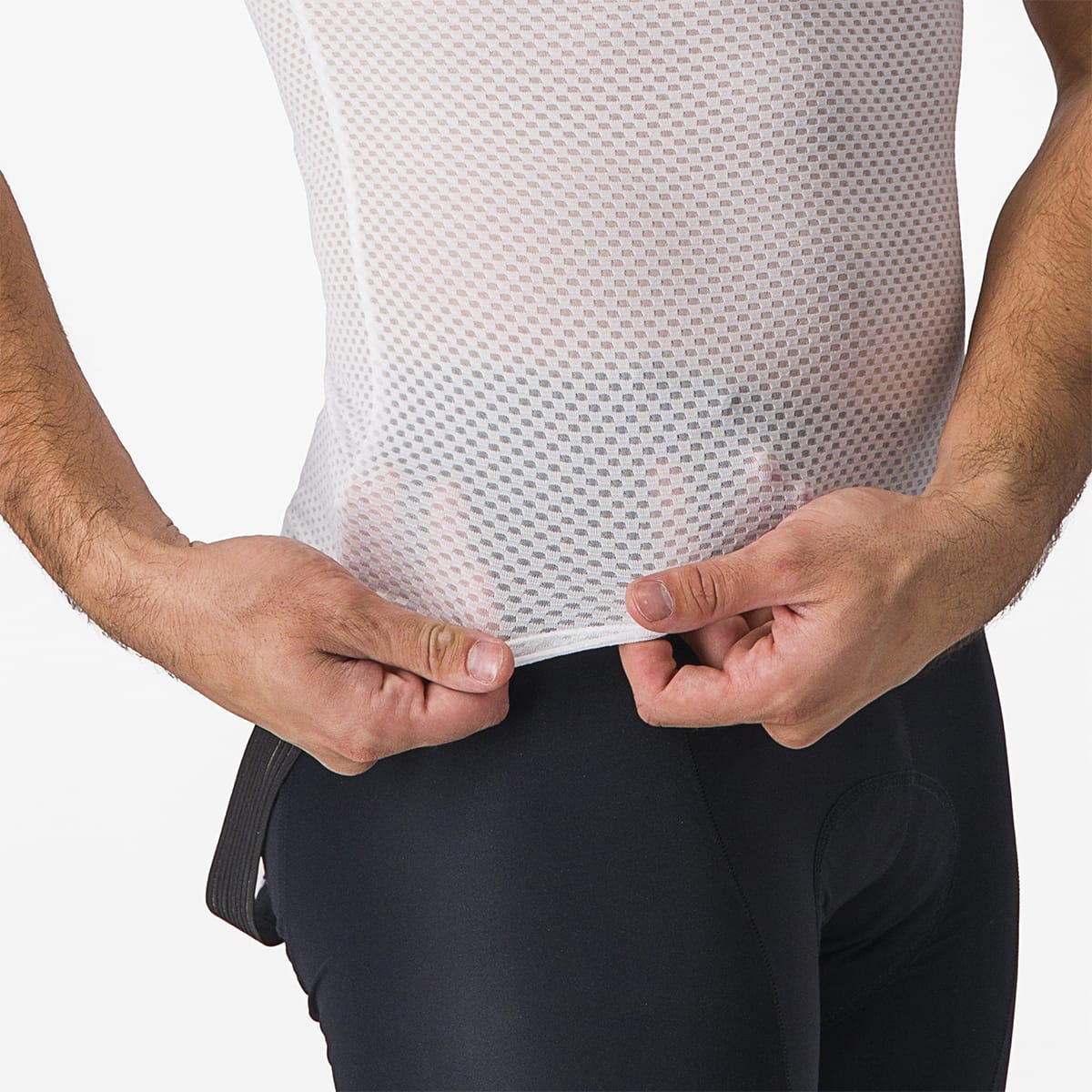 CASTELLI PRO MESH 2.0 Spodní prádlo s krátkým rukávem Bílá