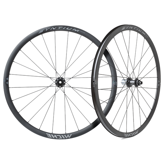 Pair of MICHE SYNTIUM AERO DISC Tubeless Ready Wheels (Center Lock)
