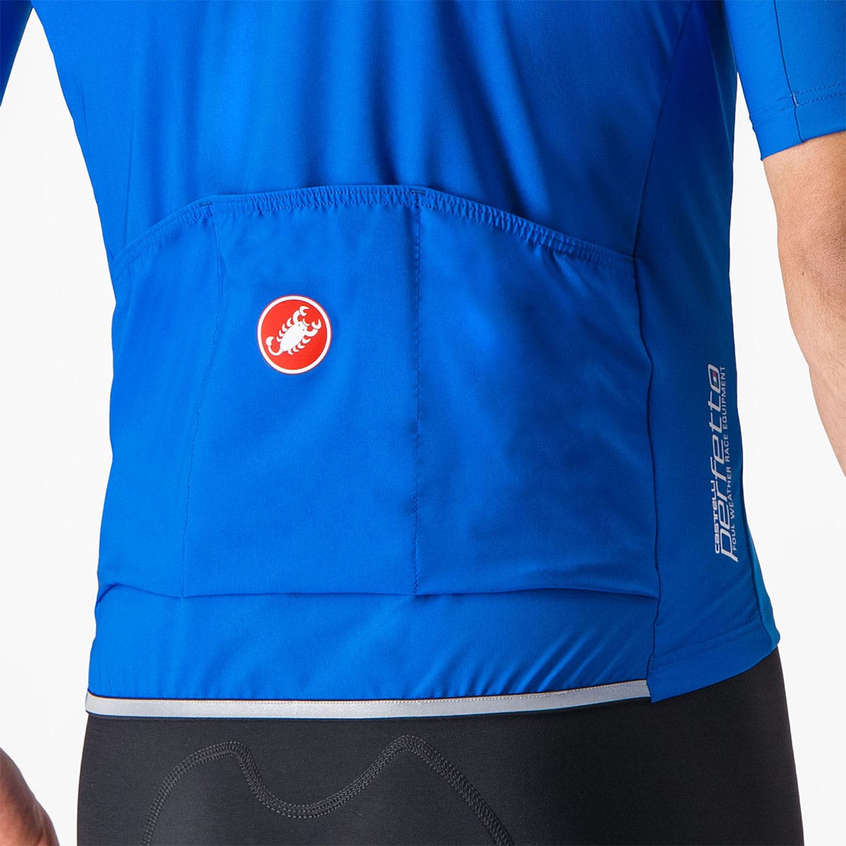 CASTELLI PERFETTO RoS 2 WIND Dres s krátkým rukávem modrý