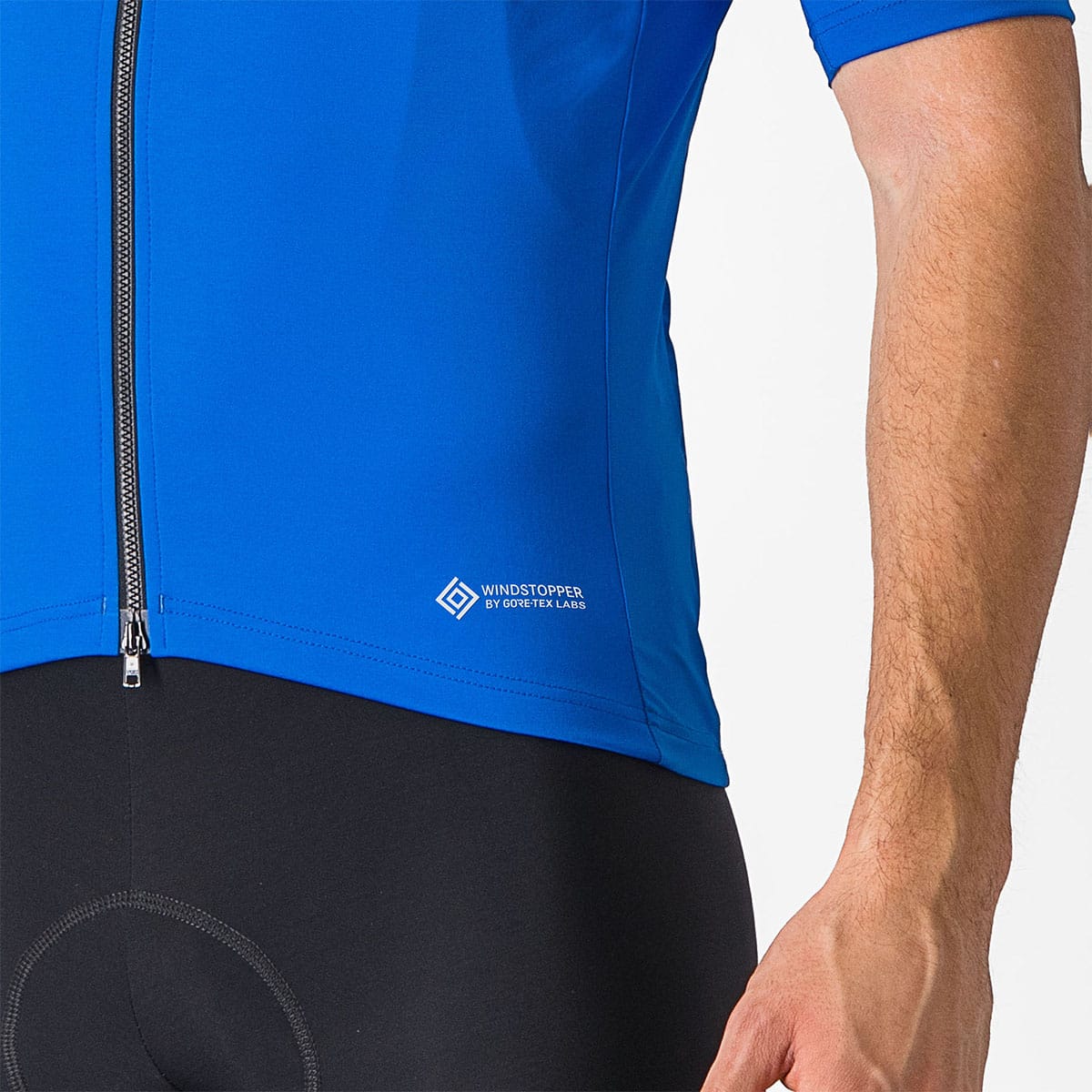 CASTELLI PERFETTO RoS 2 WIND Dres s krátkým rukávem modrý