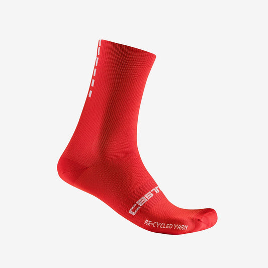 CASTELLI RE-CYCLE THERMAL 18 Ponožky červené